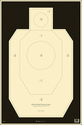 Official IDPA Paper Practice Target